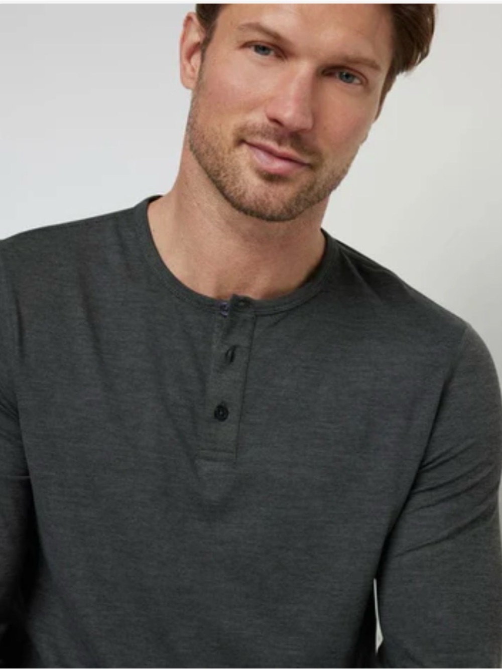 Men’s VUORI Long Sleeve Ease Performance Henley
